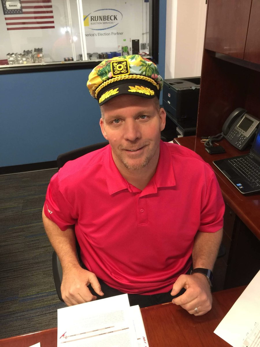 RunbeckElection's tweet photo. The Runbeck Team bid an emotional farewell to Vice President of Operations, Bryan Dandurand, on Friday. He will be greatly missed, but we wish him continued success as he sails forward! 
#ThankYou to Bryan for your hard work #DefendingDemocracy for the past 11 years! https://t.co/xrd9c6gfyH