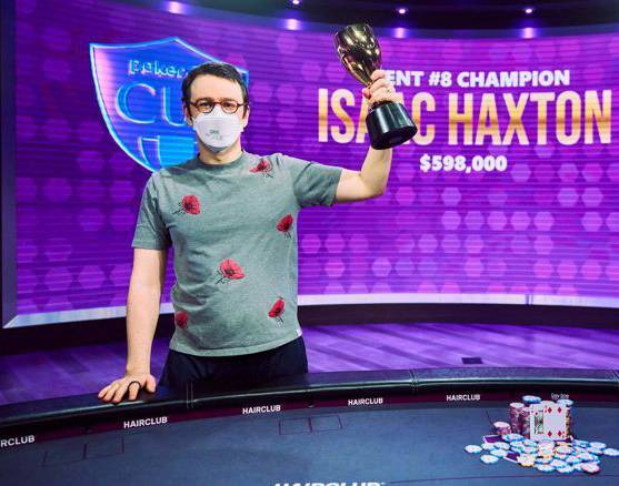 NewsPokerRu's tweet photo. Айзек Хэкстон выиграл хайроллер PokerGO Cup за 50 тысяч - https://t.co/6foLHziyx2 https://t.co/hYHhUQLtLp