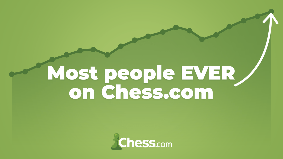 Traffic on Chess.com has nearly doubled since the beginning of December, and our servers are struggling. We love you, we feel you, we are sorry, and we are working as hard as we can to return to stability. Full blog post: chess.com/blog/CHESScom/…