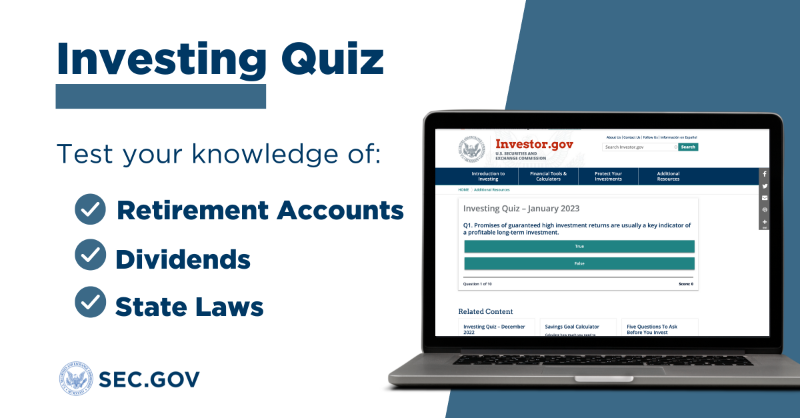 GenslerArchive's tweet photo. It’s not too late to work on your New Year’s resolution. Give it a start by taking our investing quiz and checking out our free resources: