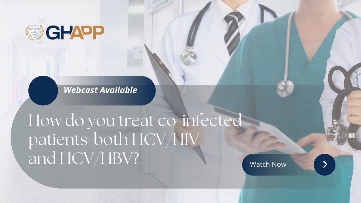 GastroHepAPP's tweet photo. #GHAPPFAQs - How do you treat co-infected patients-both #HCV / #HIV and #HCV / #HBV? Answered by Gabriella McCarty, RN, MSN, NP-C >>https://t.co/AzREpK6KhN
#HepatitsC #HepC https://t.co/ugipV2R3VK