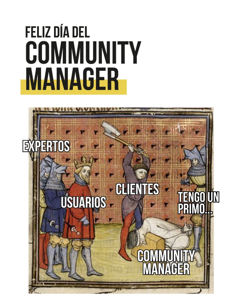 Feliz día a todos los primos. 

Un saludo de parte de la community manager.

#communitymanager #agenciademarketing #socialmedia #communitymanagerespaña
