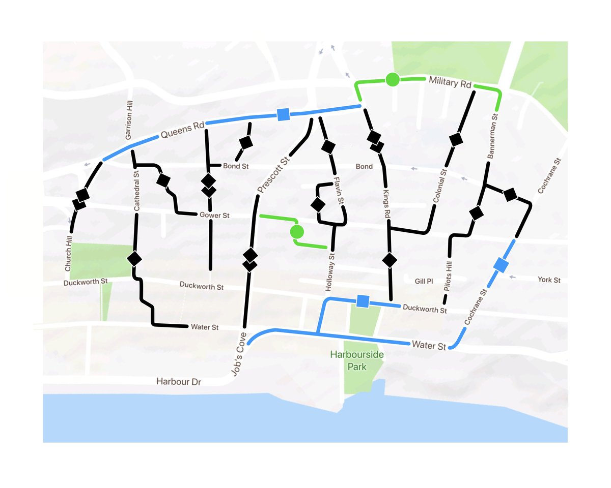 After a few walks around the neighbourhood and driving around the area, it's that time of year again when I share my St. John's as a ski hill map.

It's been 4 years of sharing this, and well, not much has changed has it? #nlwx #nltraffic