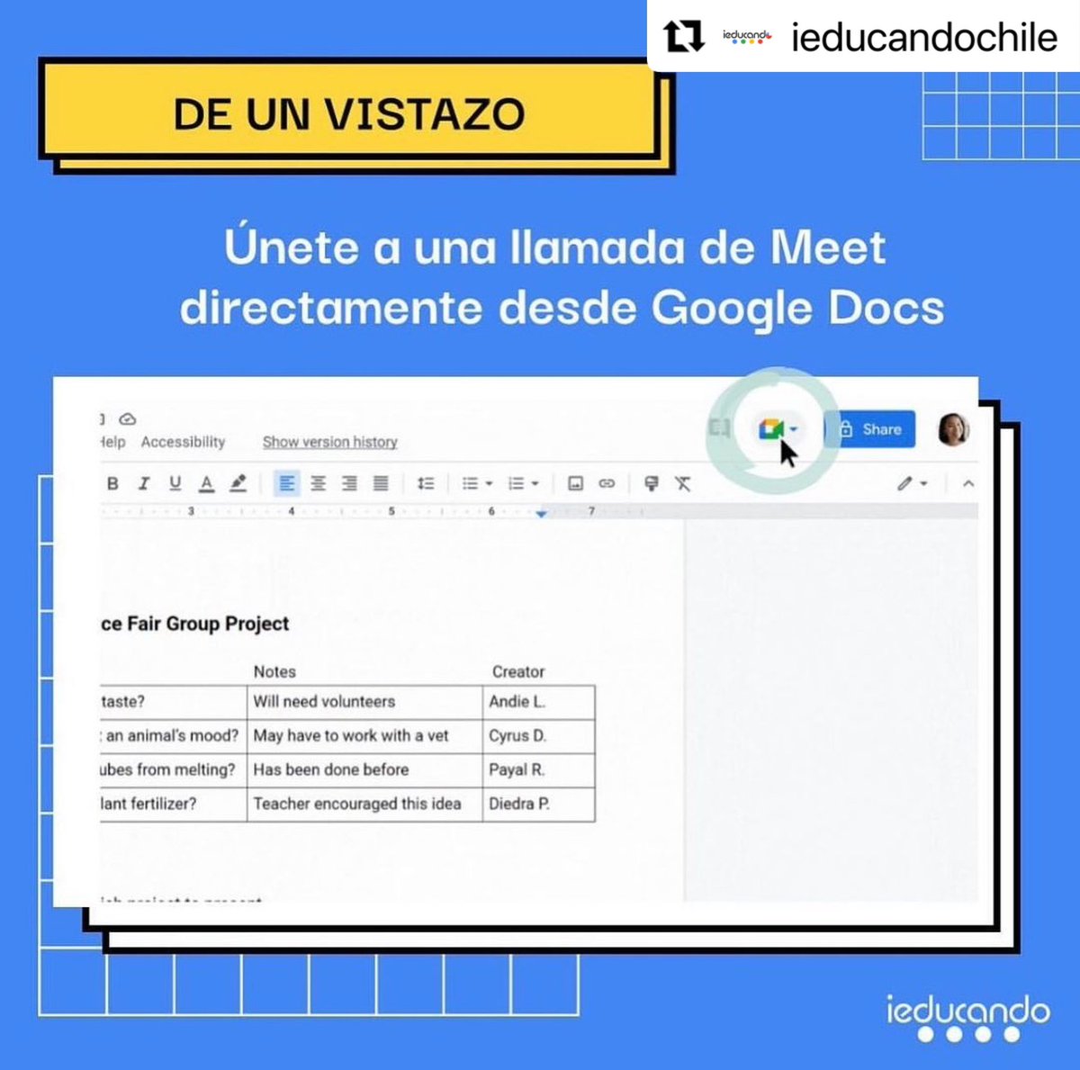 ieducando Chile tweet media