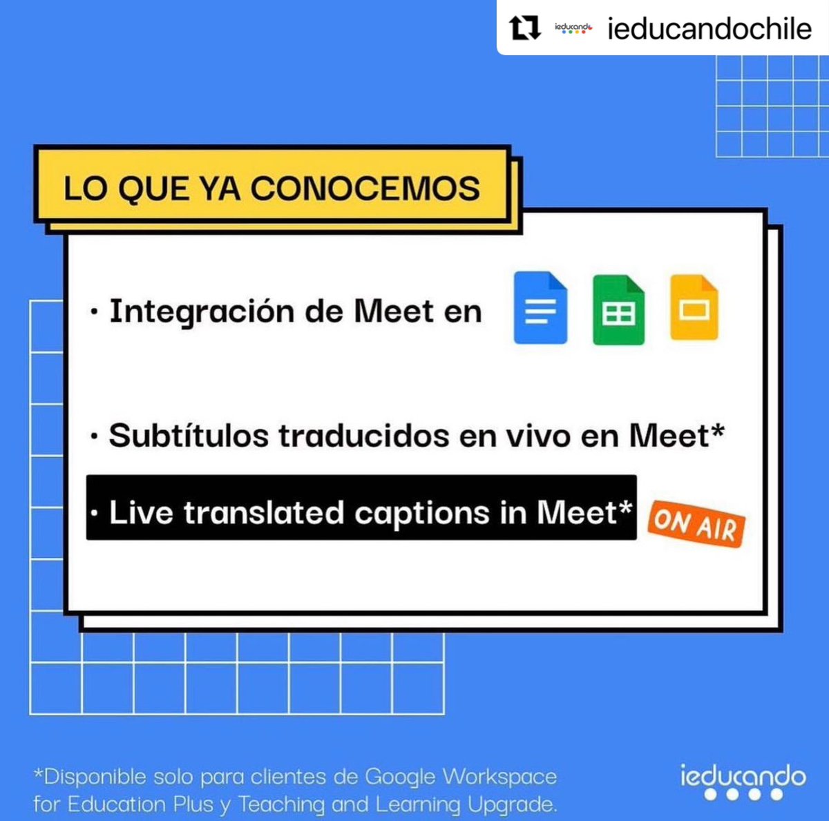 ieducando Chile tweet media