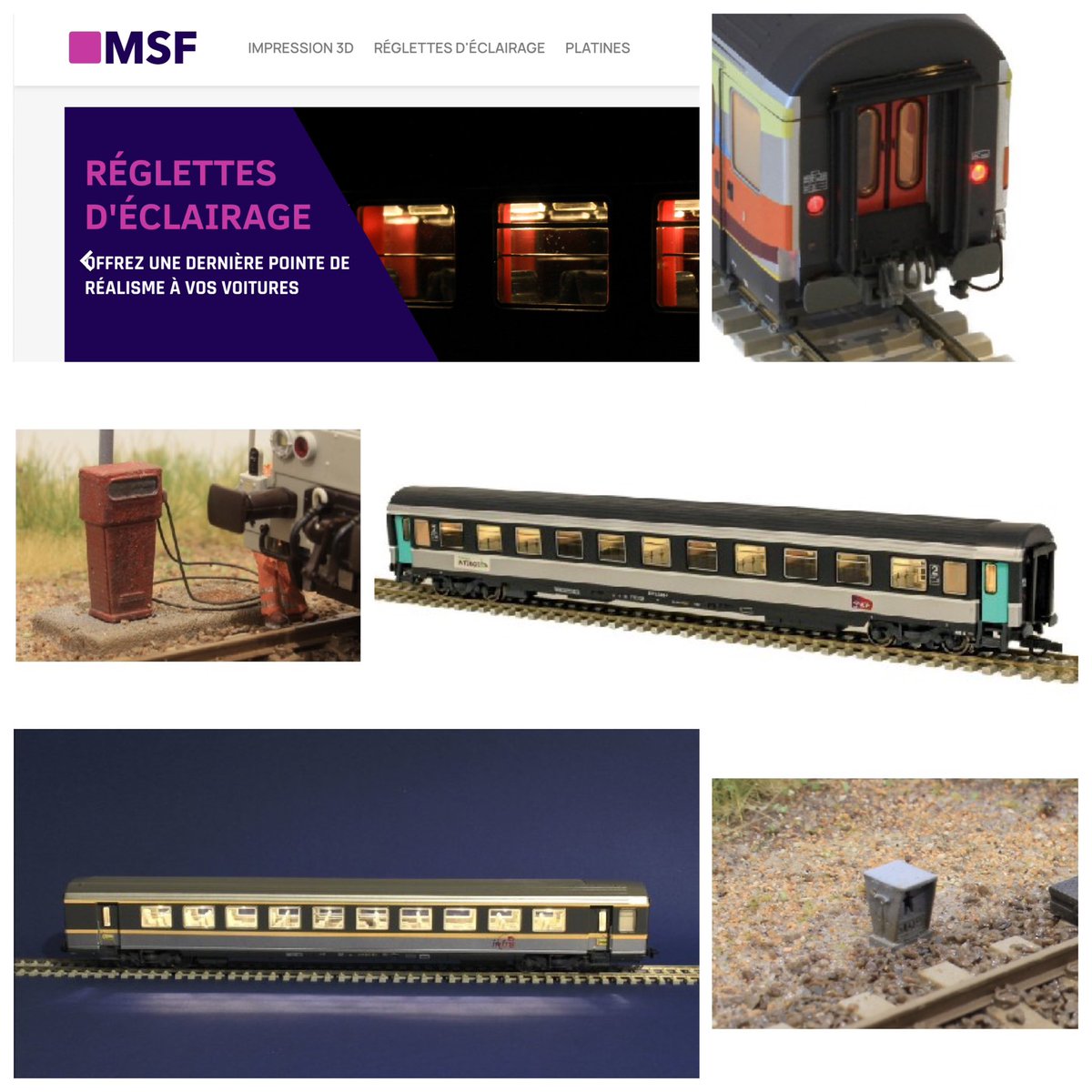 #eclairageinterieur

Retrouvez dès à présent dans notre boutique ou sur notre site web la gamme de réglettes d'éclairage pour VTU ainsi que de confection 3D de la marque MSF 😍

👉🏻 bit.ly/MSFPRODUCTION

#modelismeferroviaire #modellbahn #trainminiature