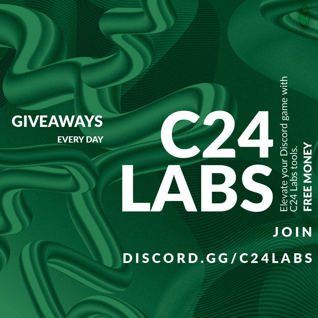 🎁Scientist Giveaway #57🎁

💸FREE MONEY💸
💸EVERYDAY💸

Go check the rules on the "lab-shill" chat:
discord.gg/c24labs

Prize:🏆.1 $SOL

Don't forget: EVERYDAY!🥳

Every 24 hours!⏳

#Giveaway #Giveaways #NFTGiveaway #NFTs #NFTCommunity #SolanaGiveaways #SOL