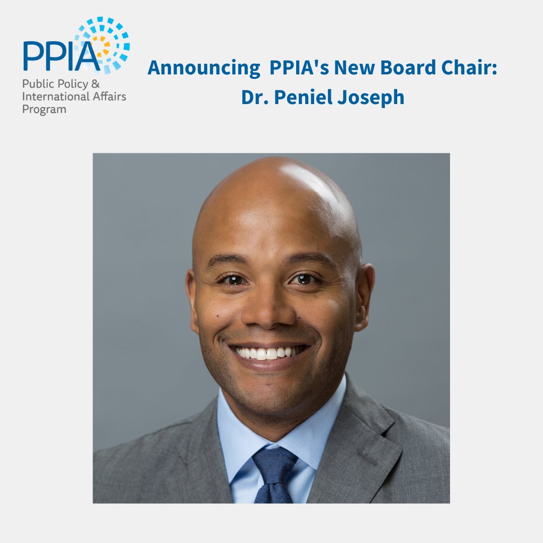 ppiaprogram's tweet image. PPIA Welcomes Dr. Peniel E. Joseph as our new Board Chair! 

@PenielJoseph , Ph.D. is the inaugural Associate Dean for Justice, Equity, Diversity &amp;amp; Inclusion @TheLBJSchool at the University of Texas Austin. 

Learn more  about Dr. Joseph here:
ppiaprogram.org/article/announ…