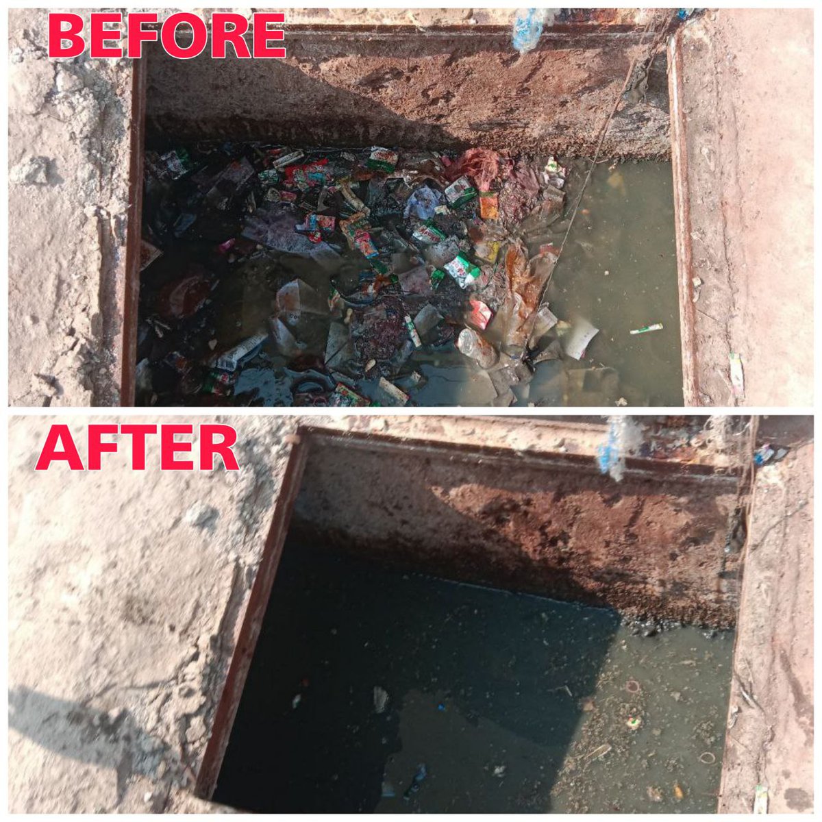 ramesh199627's tweet photo. A huge contribution towards the world.
This is the before and after image of area cleaned by dera sacha sauda volunteers . This is their pure and selfless love for their guru Saint Dr Msg and their country. #GiftOfCleanliness 

Clean Haryana
Saint Gurmeet Ram Rahim Ji https://t.co/ZfL6QpqFjx
