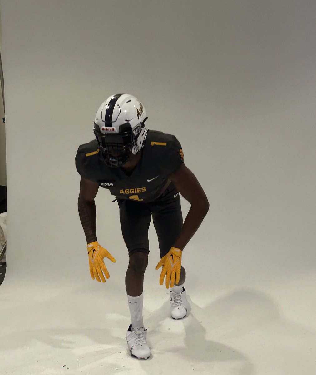 I want to thank <a href="/CoachVBrown59/">CoachBrown59</a> and the entire <a href="/NCATFootball/">Aggie Pride</a> coaching staff for the amazing official visit this weekend. <a href="/coachpoole88/">Coach Nate Poole</a> <a href="/Coach_Mattes/">Ron Mattes</a>