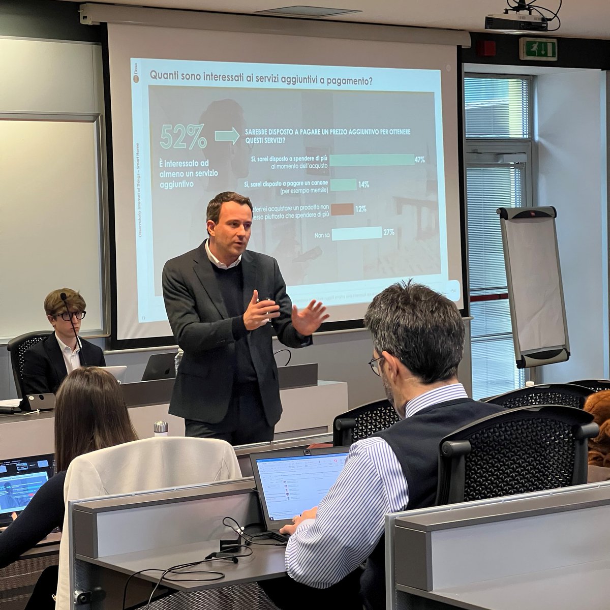 BVA Doxa (@doxa_research) on Twitter photo 💡 L'evoluzione del mercato della #SmartHome: al <a href="/Polimi/">Politecnico di Milano</a> sono stati presentati i dati della ricerca #BVADoxa da Andrea Tozzi, Senior Research Manager. All'interno del workshop di <a href="/Osserv_Digital/">Osservatori Digital</a> è stato delineato lo scenario e le prospettive di crescita. 💡 L'evoluzione del mercato della #SmartHome: al <a href="/Polimi/">Politecnico di Milano</a> sono stati presentati i dati della ricerca #BVADoxa da Andrea Tozzi, Senior Research Manager. All'interno del workshop di <a href="/Osserv_Digital/">Osservatori Digital</a> è stato delineato lo scenario e le prospettive di crescita.