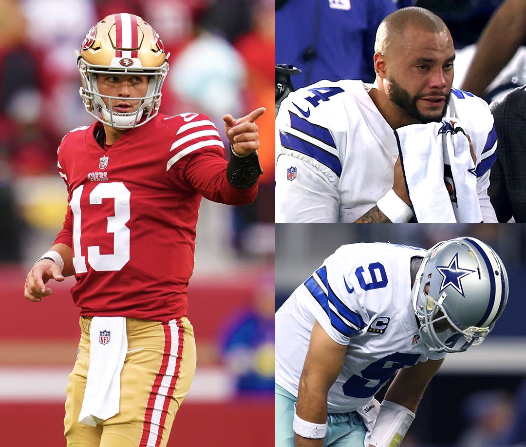 GhettoGronk on Twitter "Brock Purdy has now tied Dak Prescott and Tony