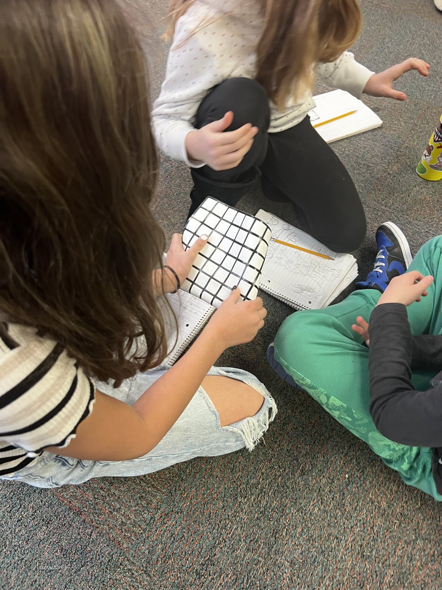 MrsLCowan's tweet photo. Hands on with Hands2Mind Daily Fluency Number Strings! Using arrays to help with using the strategy of using 5 times to solve multiplication facts! @Longbranch_Elem #Hands2Mind https://t.co/dMaD4PcuJS