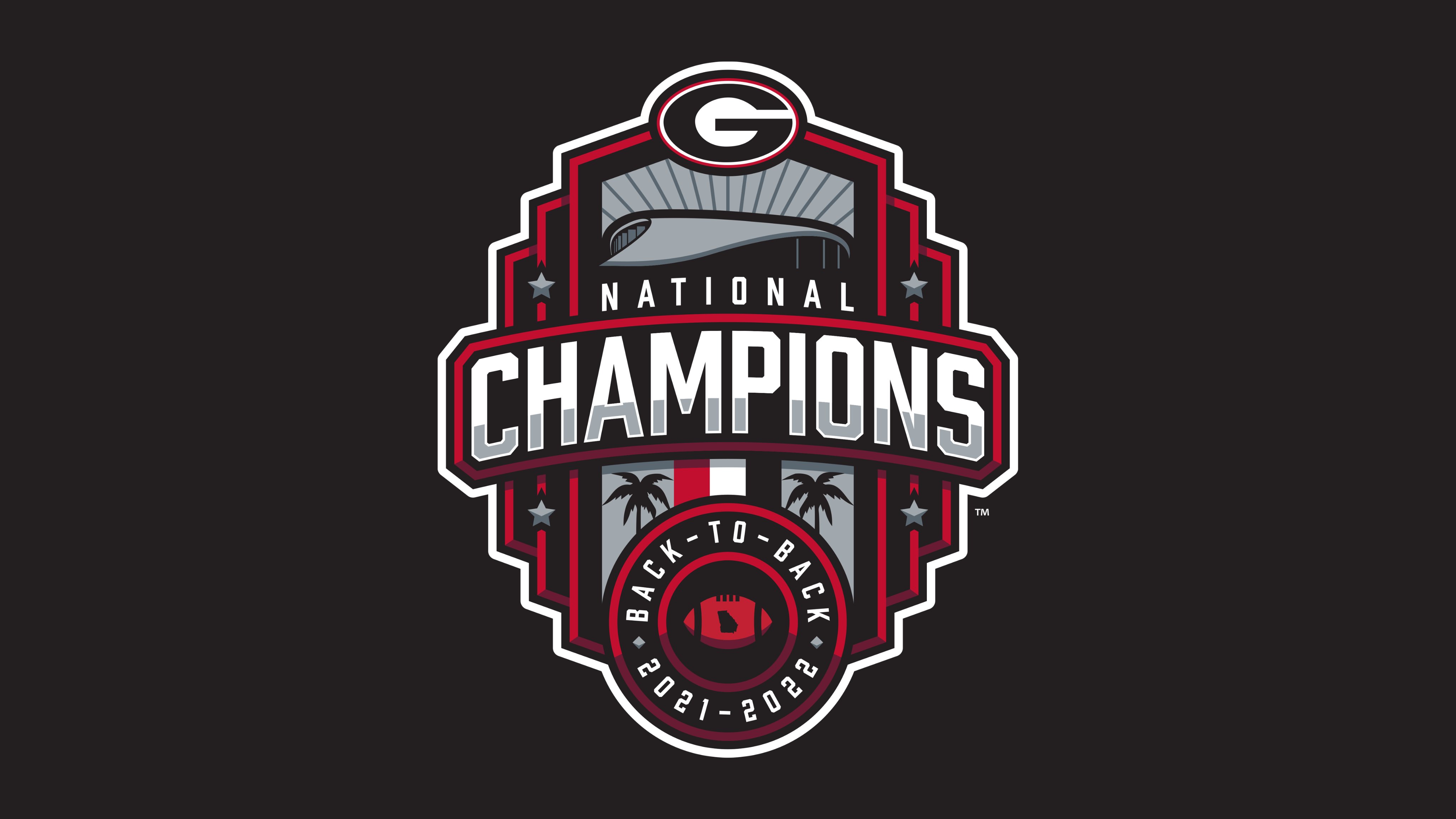 2021 Georgia National Champions Logo on Behance