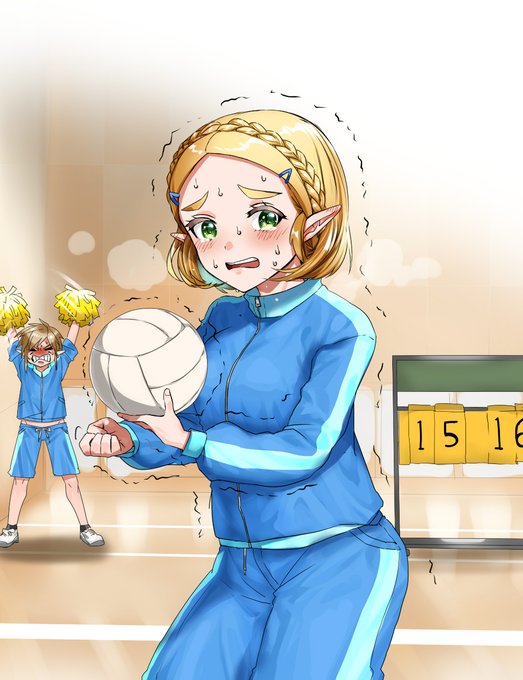 球技大会でこのサーブが失敗したら終わるプレッシャーに押しつぶされるゼルダ様 