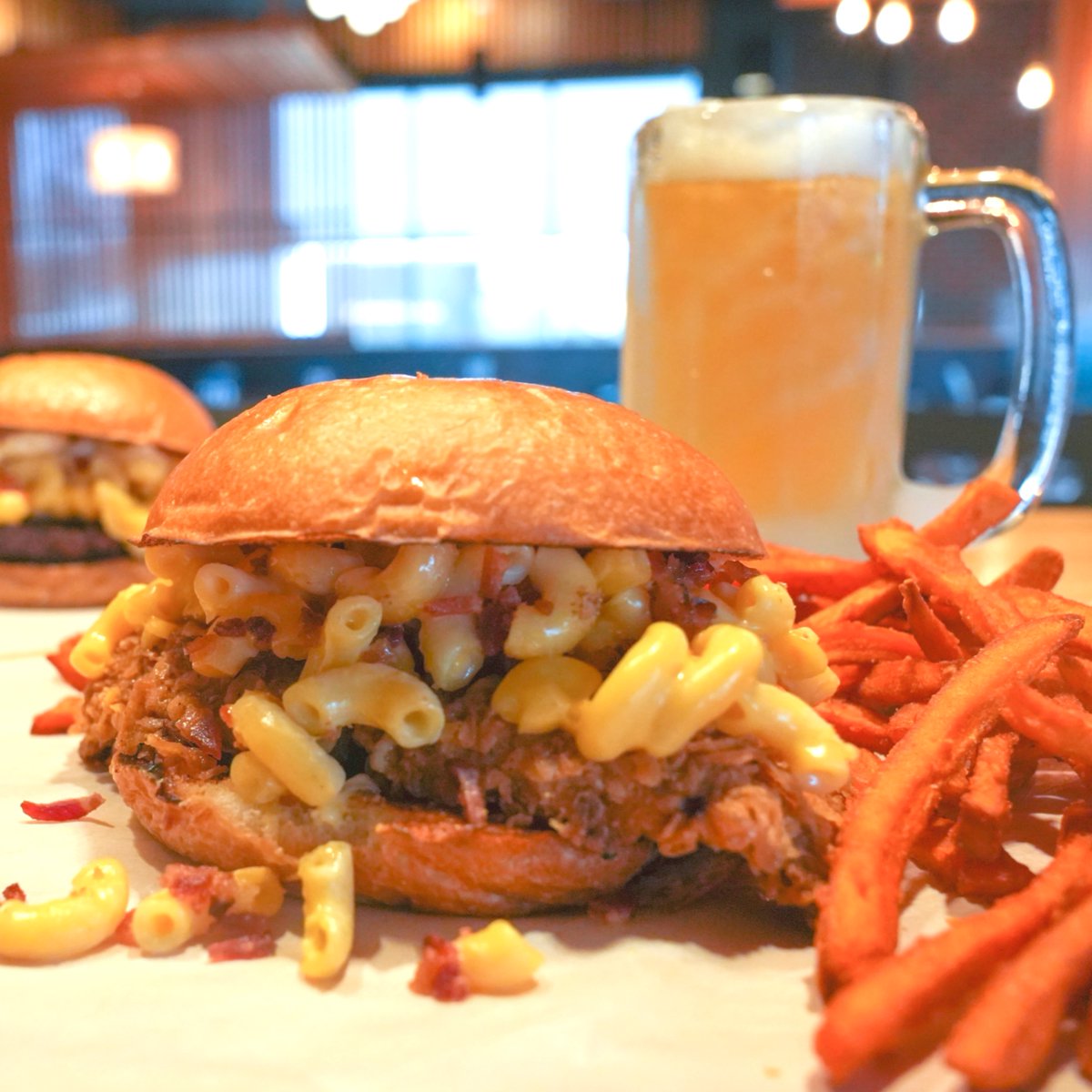 Resolve to eat what you love. Treat yourself and get a FREE side with the purchase of a Mac &amp; Cheesburger or a Hot Mess, through January  26.