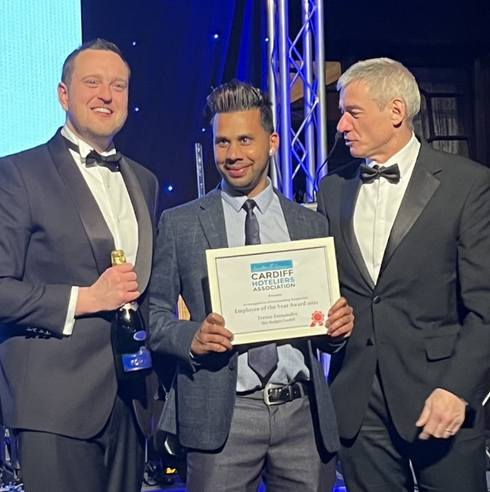 ukhcymru's tweet photo. Congratulations to all of the respective winners! a huge well done to Trevor Hernandez at @ibisbudget_FR and Sabina Munoz of @HIExpress Cardiff Bay. ππ
#CHAball https://t.co/aAMFlKM9Yu