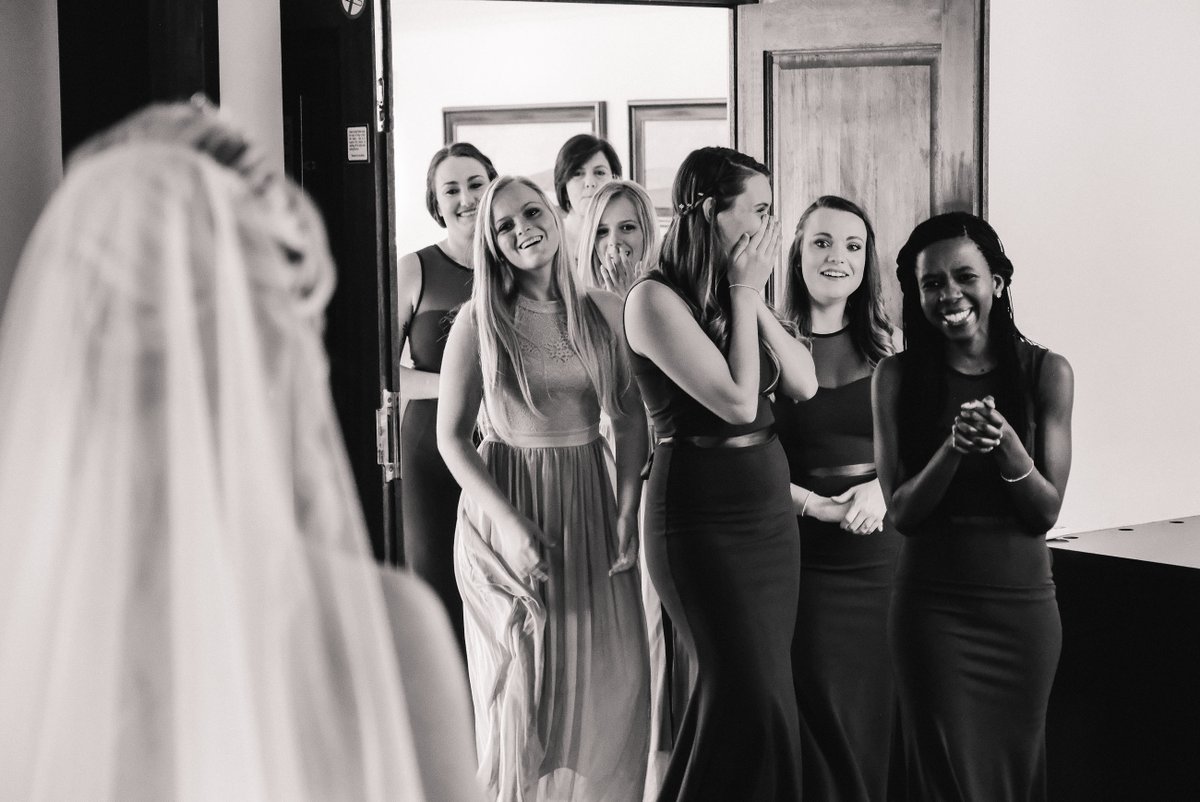 Willow introduces her bridal party to the dress 🤍.
.
.
.
.
#weddingmoments