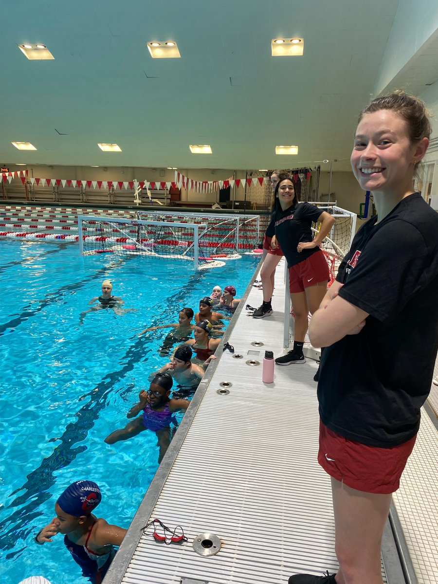 HarvardH2OPolo's tweet photo. Last week, the women's program was honored to host 42 kids at Blodgett Pool for the first of 3️⃣ water polo clinics this season!
#GoCrimson | #OneCrimson https://t.co/GVOmj8p3lu