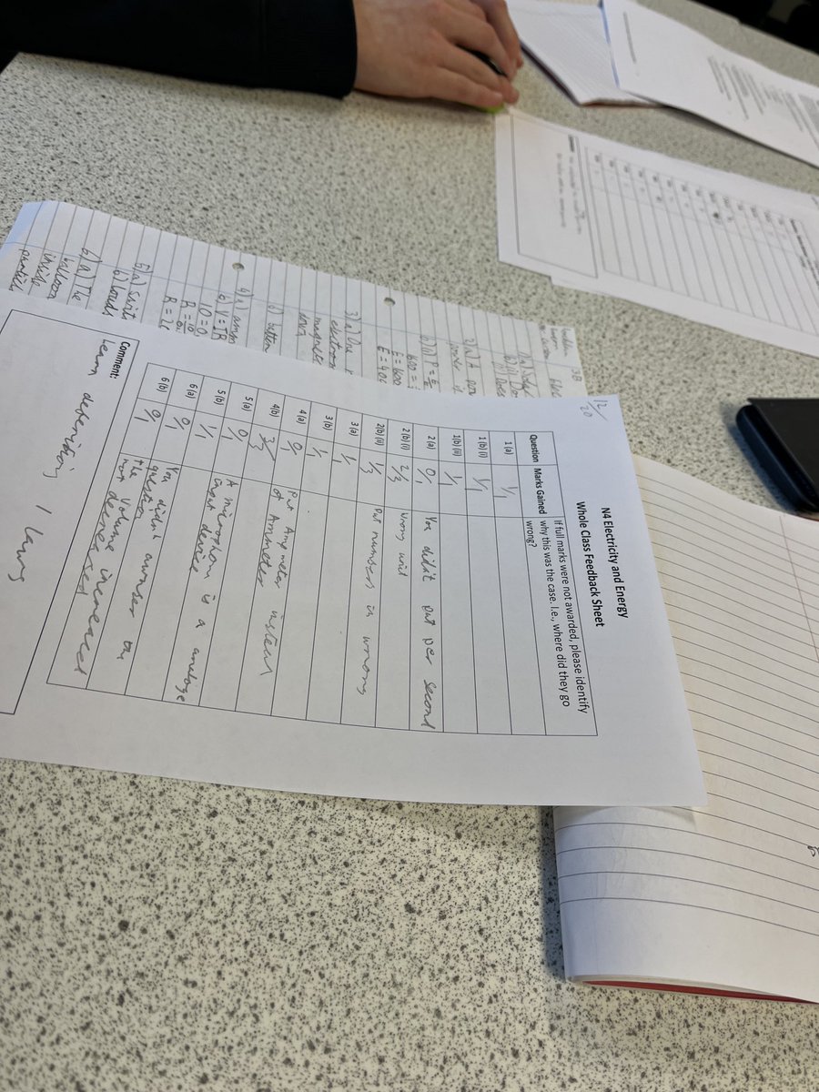 bones_carmel's tweet photo. Mr Carlow’s S3 physicists were playing the ⁦@sqanews⁩ examiner today giving their partner kind, specific &amp; helpful feedback on the ‘official feedback proforma’ Q by Q ⁦@Bellbaxter_HS⁩ ⁦@BellBaxterSTEM⁩ then they took a N4/5 walkthrough to help close gaps #oti 🏴󠁧󠁢󠁳󠁣󠁴󠁿 https://t.co/L1pPFHh5mk