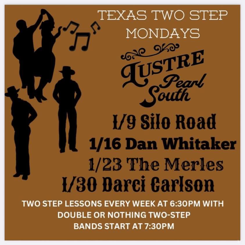 MerlesATX's tweet image. Come out and two step with us tonight @LustrePearl South from 7:30-9p. Dance lessons start at 6:30p. Free show!!!!