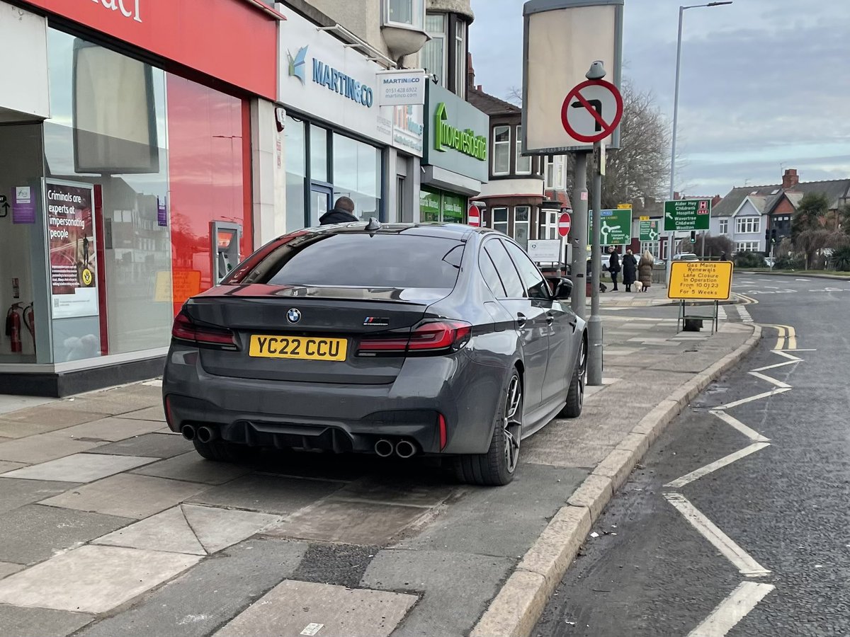 Self entitled parking at its best along Allerton Road.