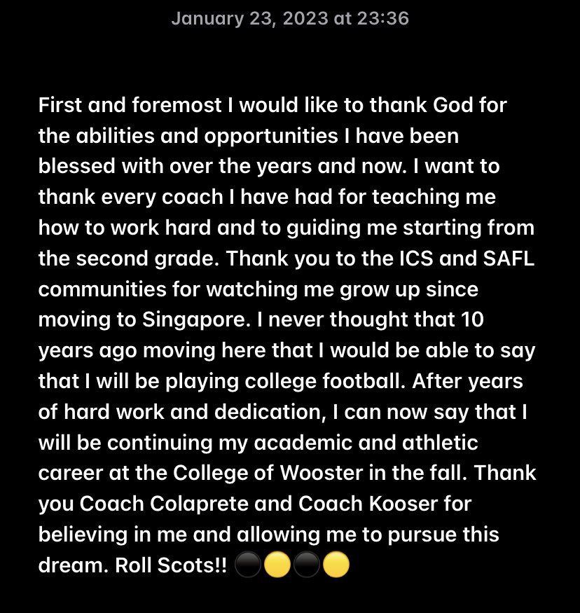 majesticivan_'s tweet photo. Excited to announce that I will be continuing my athletic and academic career at the College of Wooster. Go scots!! https://t.co/Iy8LycDou8