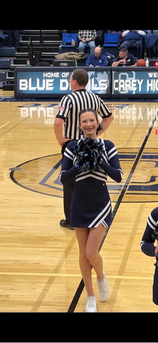 Introducing Tristen Courtad for our Senior Spotlight! 📣
Tristen is the captain for the basketball cheerleading team and has been a great leader! 
Tristen will be attending BGSU in the fall to study and major in nursing. 
We wish you the best of luck 💙