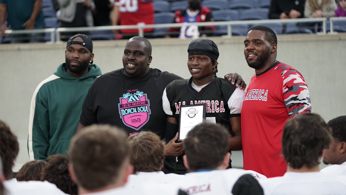 West Palm Beach Christian Academy Saints (@wpbcasaints) on Twitter photo Great weekend in Orlando for a few of our Saints⚜️❤️🔥 Took part in the <a href="/AllAmericaBowl/">ALL AMERICA BOWL X TRILLION</a> <a href="/BowlWeek/">Bowl Week X TRILLION</a> Game & put on a show!!! <a href="/JadariusPatter1/">Jadarius Patterson</a> #31 <a href="/OmarArmstead1/">Omar Armstead</a> #1 <a href="/Dennisforde18/">Dennis Forde (2)</a> #32
Jaivyon Holmes #67. With <a href="/JadariusPatter1/">Jadarius Patterson</a> walking away as the Overall MVP !!! #AllAmericanBowl 🏈 Great weekend in Orlando for a few of our Saints⚜️❤️🔥 Took part in the <a href="/AllAmericaBowl/">ALL AMERICA BOWL X TRILLION</a> <a href="/BowlWeek/">Bowl Week X TRILLION</a> Game & put on a show!!! <a href="/JadariusPatter1/">Jadarius Patterson</a> #31 <a href="/OmarArmstead1/">Omar Armstead</a> #1 <a href="/Dennisforde18/">Dennis Forde (2)</a> #32
Jaivyon Holmes #67. With <a href="/JadariusPatter1/">Jadarius Patterson</a> walking away as the Overall MVP !!! #AllAmericanBowl 🏈