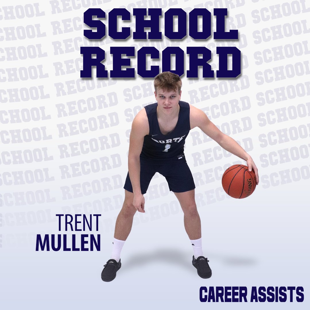 Shout out to <a href="/TrentMullen3/">Trent Mullen</a> on breaking the CAREER ASSIST record at Appleton North! Trent has been a four year starter and has been such a positive influence at Appleton North. Appreciate all of your hard work Trent!
#Family