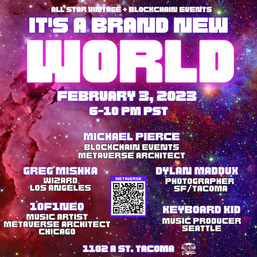 MichaelPierce's tweet image. See you there @eveningmag? - It’s a Brand New World - Feb 3