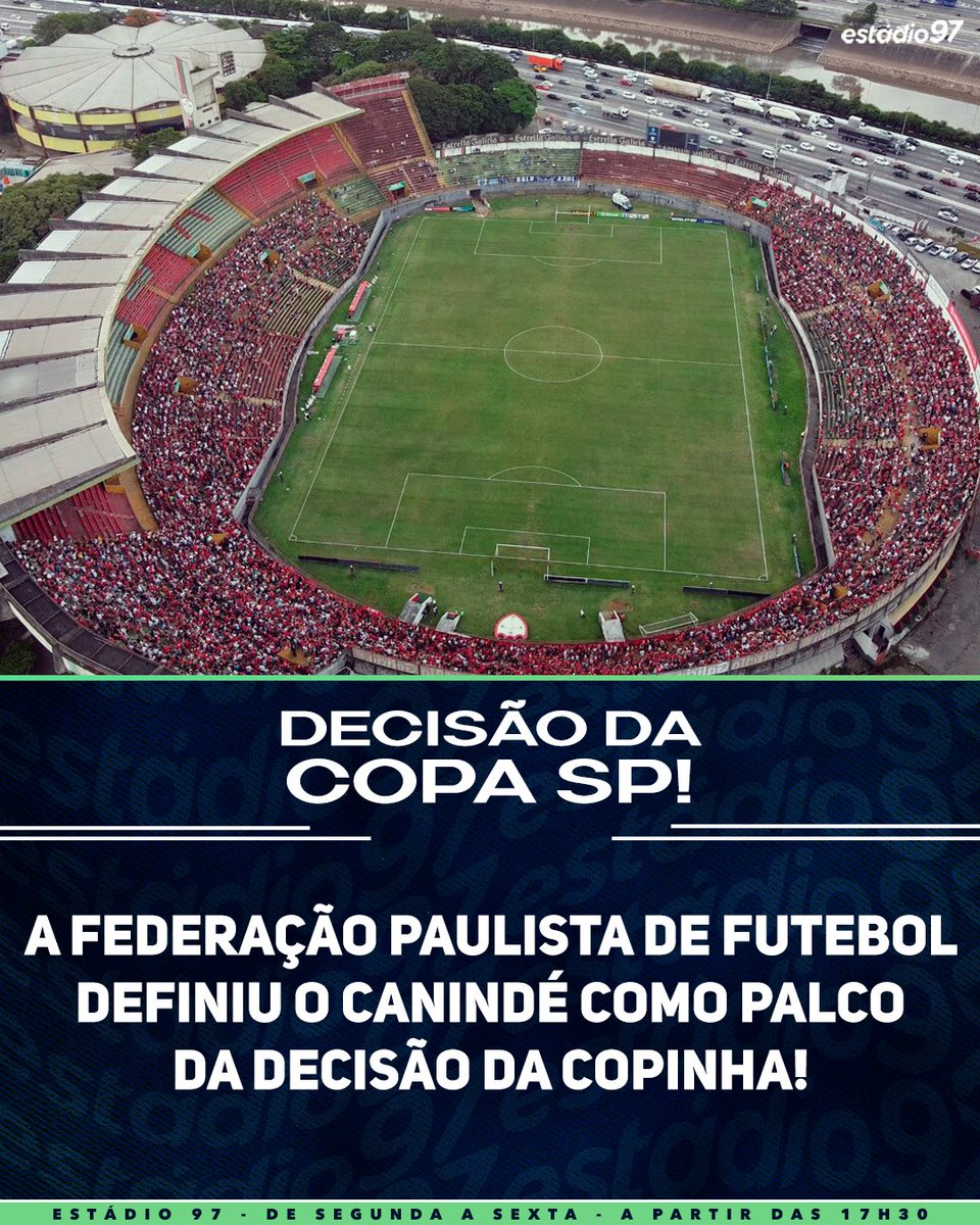 COPA SP DE FUTEBOL JR ⚽
Palmeiras e América-MG se enfrentam nesta quarta-feira na decisão da Copinha. O jogo está marcado para acontecer no Canindé às 15h30. Quem será o campeão?