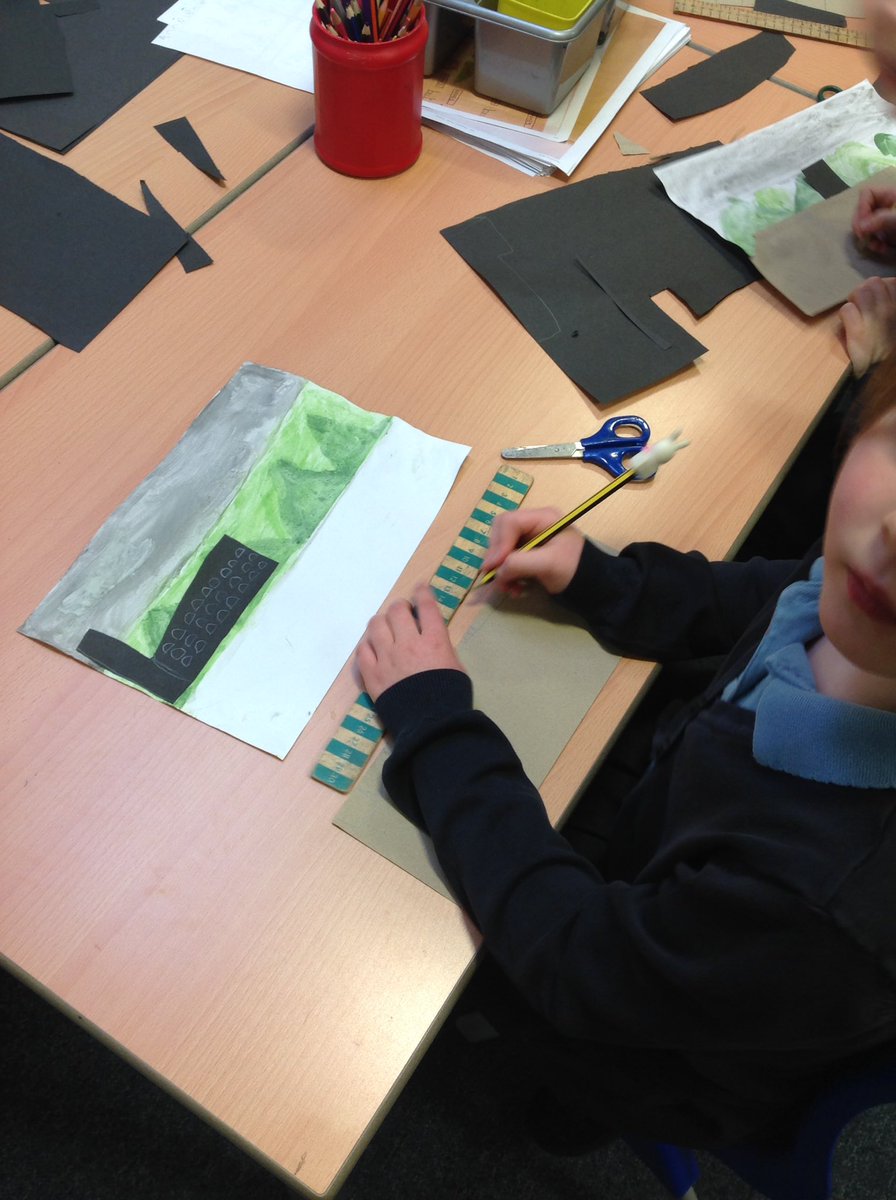 Class3KA_NR's tweet photo. Our Lowry inspired art is complete. We tried so hard to understand perspective and used charcoal for our matchstalk men and matchstalk cats and dogs. How do you think we did? #lowry #art #persepective #factories #terracedhouses 🎨 https://t.co/JQLVn7GQ8R