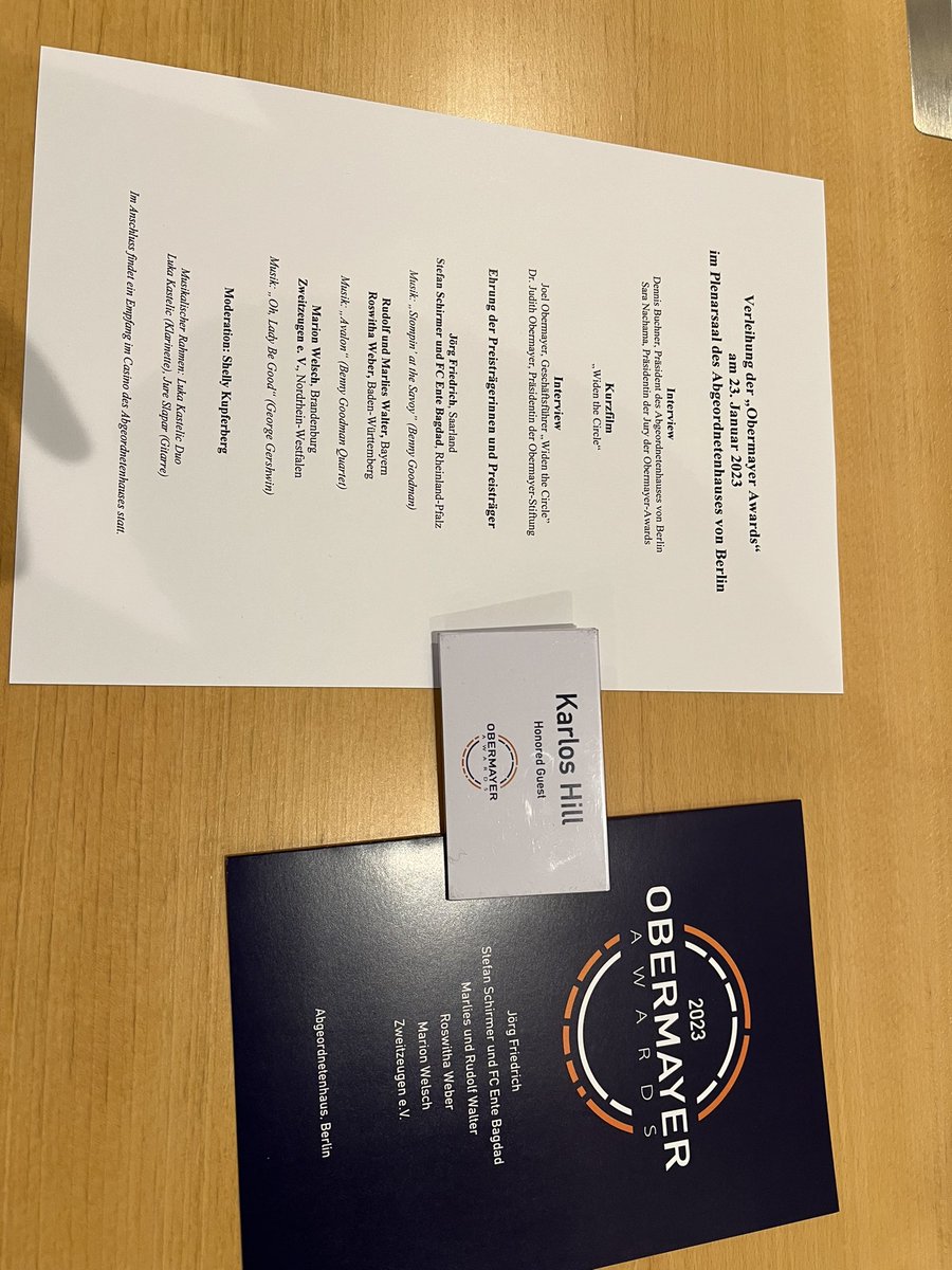 thinking4achang's tweet photo. Last four days in Berlin have been eye 👁️ opening! Tonight I’m in Berlin Parliament for the historic Obermayer Awards! Beyond moving. https://t.co/8dbfae5LUH