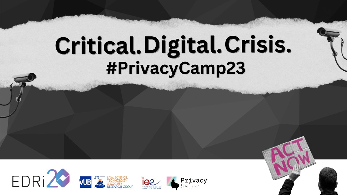 edri's tweet photo. #PrivacyCamp23 is about to start! We're excited to see all of you soon for the 11th edition of one of the largest privacy conferences in Europe.🥳

📹If you're following online, the stream will be on at 9am: https://t.co/gnjOvzxusZ

@edri @VUBrussel @Privacy_Salon @UnivStLouisBxl https://t.co/dK30wnh0bR