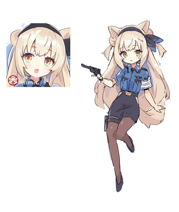 「gun policewoman」 illustration images(Latest)