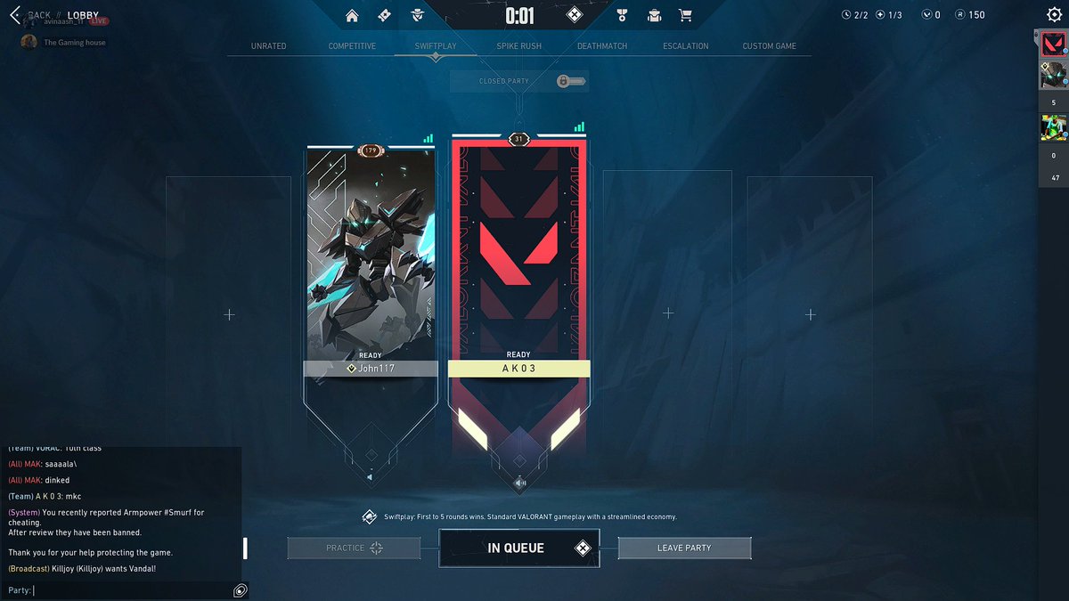 avinaashkumar18's tweet photo. @PlayVALORANT Great work !! Good to see smurfers getting banned . what kind of ban they are getting and the noob youtuber only got the ban !! #armpower #smurfwell https://t.co/vkEQHD1Y0B