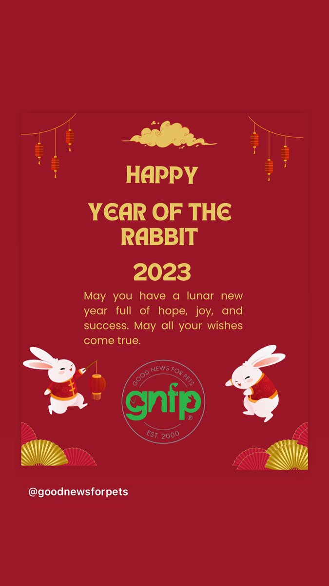 Happy Lunar New Year-the year of the rabbit. View our post: bit.ly/3XSCx5o