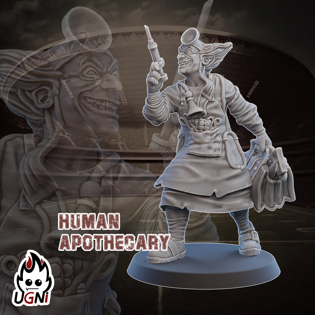 UGNI_Miniatures's tweet photo. The human part of the support staff.

#bloodbowl #fantasyFootball #warhammerfantasy https://t.co/YLNUNPeY07