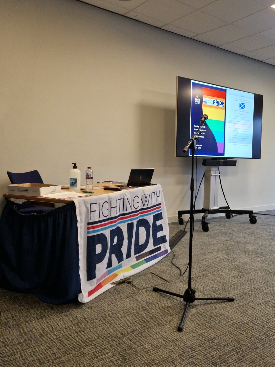 A fantastic day at the @fightingwpride Scotland conference and launch of the Pride in Veterans Standard!

@GillMcGill2 and @AlisonKOsborne were there to present their research on the experiences of #LGBTVeterans who served during the ban.