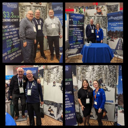 GoSnowmobiling's tweet photo. It's been a great weekend so far at the 2023 Rural Ontario Municipal Association Trade Show.
We're here to promote the economic impact of organized snowmobiling in Ontario and the great work of our Clubs and volunteers!
#gosnowmobiling https://t.co/kwHfLHYHvI