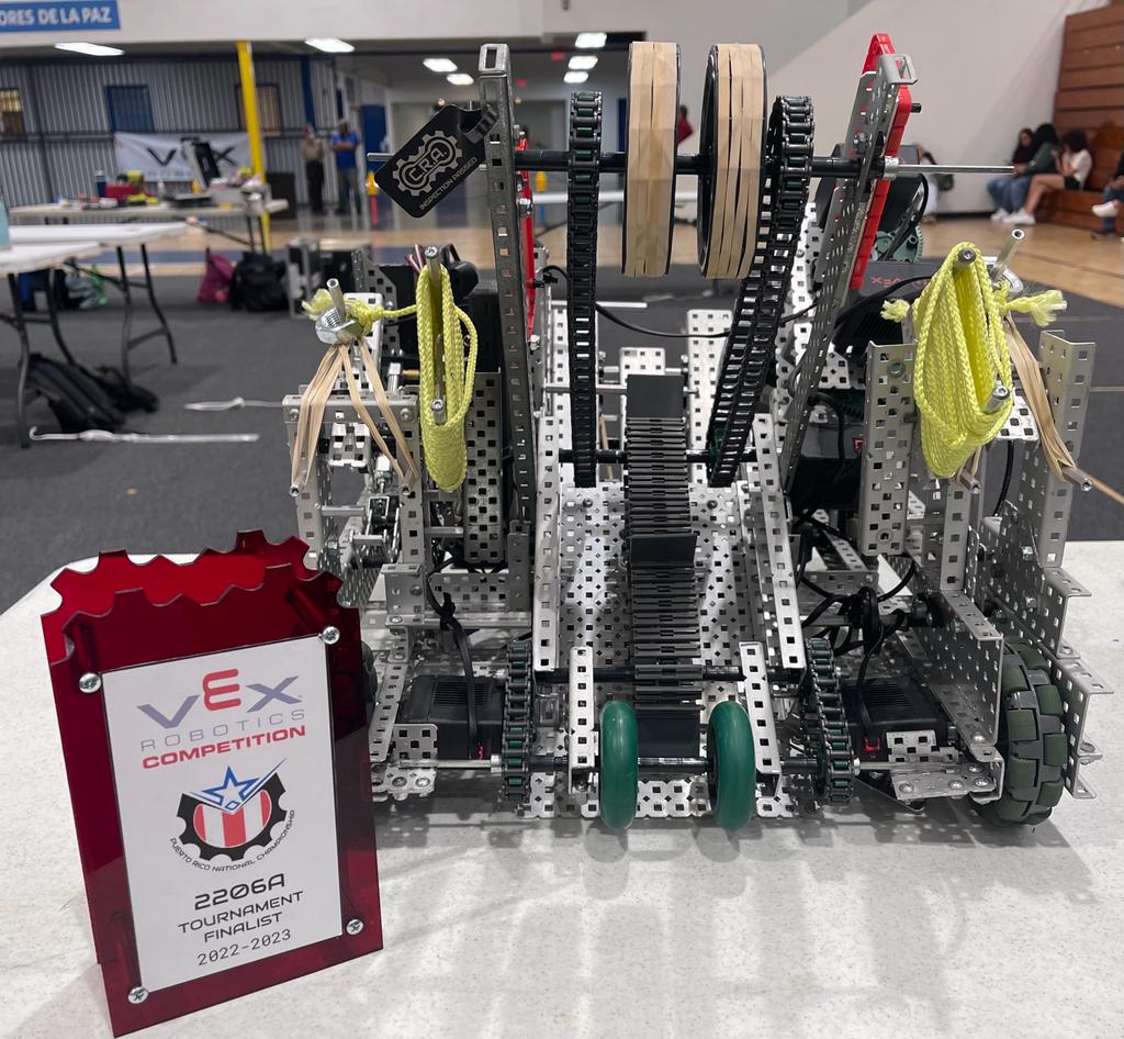 ColSanIgnacioPR's tweet photo. #CSIRobotica | #CSILeones quedaron subcampeones en la competencia Nacional de Robótica VEX celebrada este fin de semana en Ponce. Los integrantes del equipo son: Fernando Oliver, Andres Juncos, Carlos Abudo y Maximo Blondet. https://t.co/xRYnfvDK6j