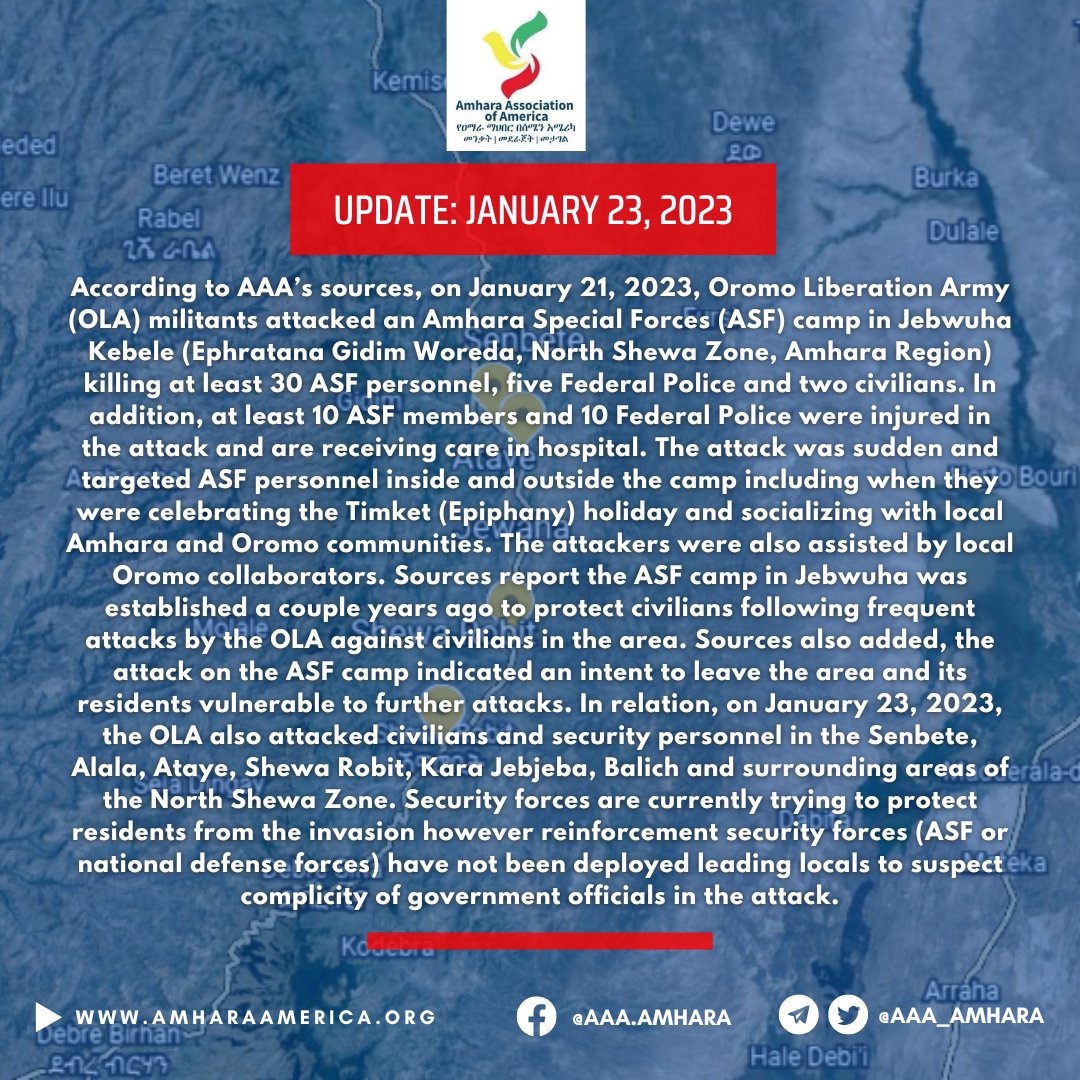 Amhara Association of America (AAA) tweet media