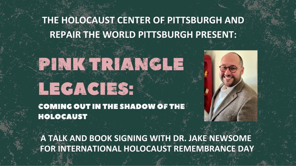 This Wednesday evening, join @pitt_repair and the @HCofPGH for an event celebrating the stories of LGBTQ2S+ Holocaust survivors. ow.ly/qjJg50My05B
