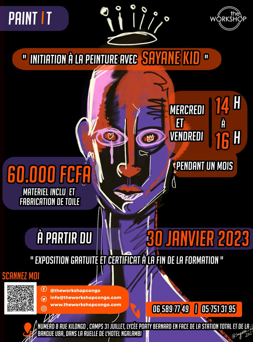 TheWorkshopCG's tweet photo. L'art a toujours occupé une grande partie de notre quotidien si bien qu'il existe des écosystèmes autour de celui-ci. Afin de développer votre créativité nous vous proposons une formation d'initiation à la peinture
#theworkshopcongo #incubateur #formation #peinture #pointenoire https://t.co/niTtxOUDvT