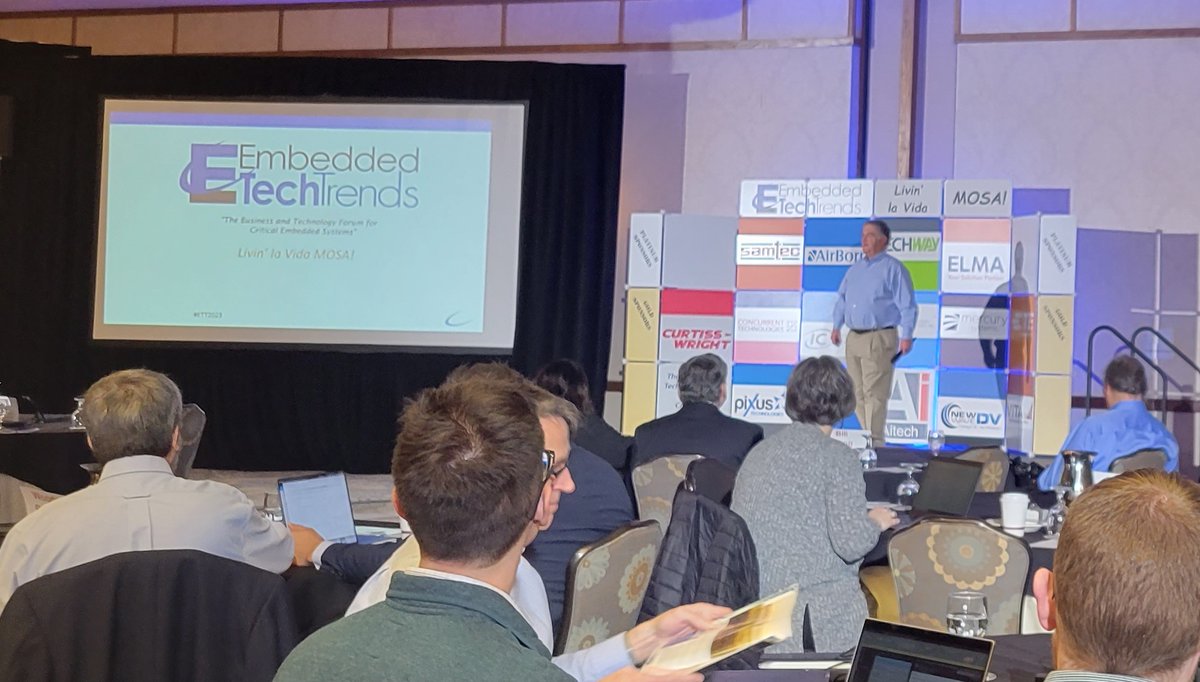 VITAStandards's tweet image. Excited to kickoff this year&apos;s Embedded Tech Trends in person again with everyone in Arizona. We have some exciting topics lined up to discuss over the next 2 days, from connectivity trends to SOSA to SpaceVPX and beyond!
#ETT2023 #EmbeddedTechTrends #OpenStandards