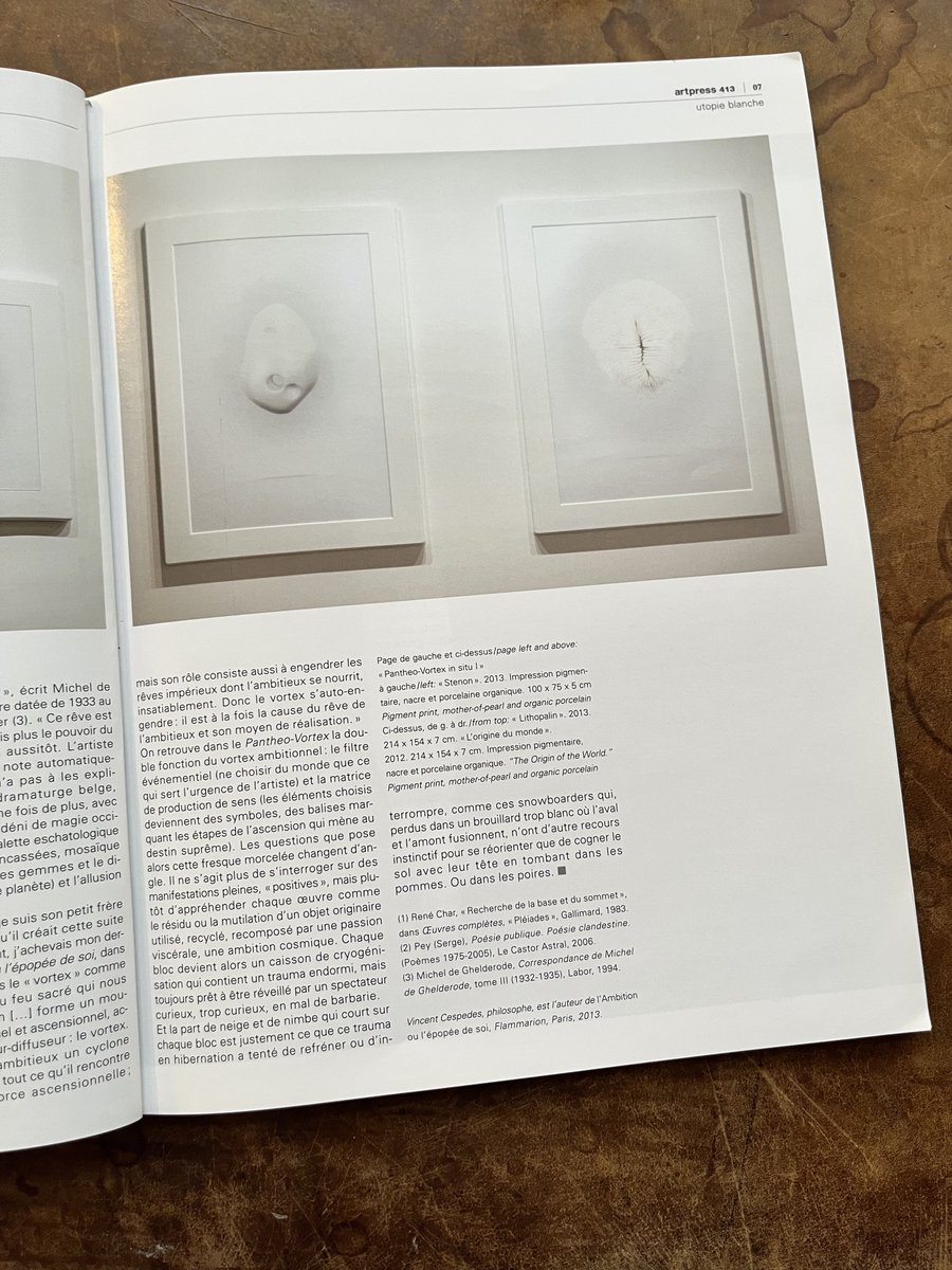 lavenirdelart's tweet photo. L’extraordinaire #philosophie de l’#art de @VincentCespedes écrivant dans @ArtPress_ sur le travail sublime de Richard Texier !
#elastogenese #vortex #peinture #tableeaux
@LCDAparis @JDAofficiel @franceinfo_cult @CommonsDCMS @ArtsetMetiers @Polytechnique @CentrePompidou #art https://t.co/DkXAoOHFFb