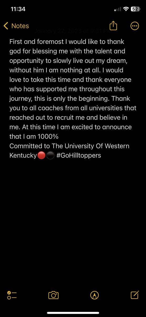 tReginaldAllen4's tweet photo. Let’s do it❤️🖤 @TCunninghamWKU @WKURecruiting @Coach_Helton https://t.co/NrQGPGrqLS
