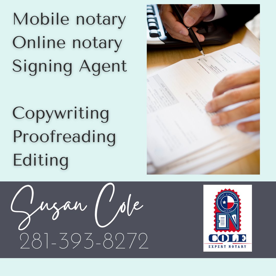 ColeNotary's tweet photo. Do you need help writing a blog post for your website or social media sites? In addition to my notary services, I also offer freelance copywriting for your small business needs #freelancewriter #smallbusinesssupportingsmallbusiness #womensupportingwomen #womeninbusiness https://t.co/0AZ2QFVMDr