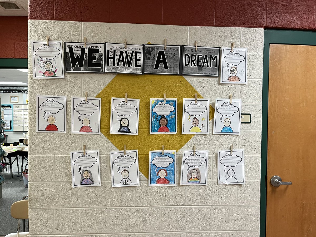 We studied Martin Luther King Jr. all last week, and discussed how his dream changed the world. They ended the week by writing about a dream of their own to make the world a better place. <a href="/CENT_Tweets/">Centennial Panthers</a>